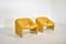 Groovy M-Chairs by Pierre Paulin for Artifort, 1970s, Set of 2 3