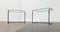 Tavoli ad incastro Mid-Century in vetro, anni '60, set di 2, Immagine 5