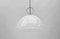 Modern Space Age Milk Glass Pendant Lamp from Glashütte Limburg, Germany, 1960s 4