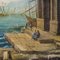 Vittore Zanetti Zilla, Capriccio en Venecia, 1909, óleo sobre lienzo, enmarcado, Imagen 5