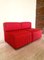 Fauteuils Rouges, 1980s, Set de 2 5