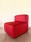 Red Lounge Chairs, 1980s, Set of 2 4