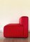 Red Lounge Chairs, 1980s, Set of 2 3