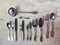 Empire Style Silver Cutlery Set, Italy, 1990s, Set of 101 7