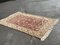 Vintage Red and Beige Wool Rug 8