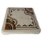 Art Deco Trivet in Ceramic attributed to Luneville, France, 1940s 1