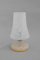 Lámpara de mesa vintage de vidrio, años 90, Imagen 2