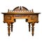 Historic Office Table in Walnut, Former Czechoslovakia, 1830s, Image 1