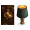 Lámpara de mesa de aceite de bronce dorado, siglo XIX, Imagen 7