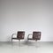 Brno Chairs by Ludwig Mies Van Der Rohe, Italy, 1970s, Set of 2 3