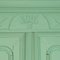 Antique French Soft Green Marriage Armoire 5