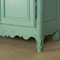 Antique French Soft Green Marriage Armoire, Image 8