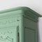 Antique French Soft Green Marriage Armoire, Image 6