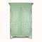 Antique French Soft Green Marriage Armoire, Image 1