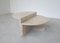 Mid-Century Modern Travertine Coffee Table, Italy, 1970s, Set of 2 2