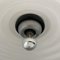 Italian Modern White and Black Acrylic Glass Ceiling Light from Guzzini, 1970s, Image 14