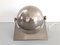 Lámpara de mesa italiana era espacial en gris metálico, Italia, años 70, Imagen 6