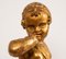 Antike Skulptur aus goldenem & geschnitztem Holz, die einen Putto in fröhlicher Haltung darstellt, Florenz, 19. Jh. 3