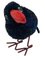 Small Wool Toy Raven Crow from Steiff, Germany, 1930s 2