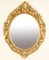 Antique Oval Florentine Giltwood Mirror, 19th Century 7