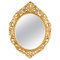 Antique Oval Florentine Giltwood Mirror, 19th Century 1