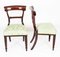 Antique English William IV Barback Dining Chairs, 1830s, Set of 8 4