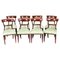 Antique English William IV Barback Dining Chairs, 1830s, Set of 8 1