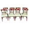 Antique English William IV Barback Dining Chairs, 1830s, Set of 8, Image 1
