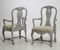 Antique Swedish Rococo Style Armchairs, Set of 2 11