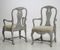 Antique Swedish Rococo Style Armchairs, Set of 2, Image 11