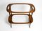 Mid-Century Italian Walnut and Glass Serving Cart by Cesare Lacca for Cassina, 1950s 3