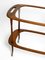 Mid-Century Italian Walnut and Glass Serving Cart by Cesare Lacca for Cassina, 1950s 15