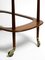 Mid-Century Italian Walnut and Glass Serving Cart by Cesare Lacca for Cassina, 1950s 8
