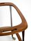 Mid-Century Italian Walnut and Glass Serving Cart by Cesare Lacca for Cassina, 1950s 18