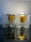 Lámparas de mesa cúbicas de cristal de Murano atribuidas a Toni Zuccheri para Veart, años 70. Juego de 2, Imagen 2