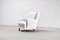 Model 1669 Lounge Chair in White Wool from Fritz Hansen, Denmark, 1940s, Image 4