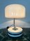 Table Lamp in Steel and Plastic with Travertine Marble Base, 1970s, Image 4