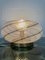 Lámpara de mesa Filigrana de cristal de Murano, años 70, Imagen 2