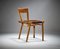 Mid-Century Style Danish Leather Strung African Hardwood Framed Chair, Denmark, 1980s, Image 4