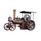 Industrial Revolution Style Brass Steam Engine Tractor, 1970s 1