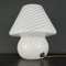 Vintage Italian Swirl Murano Table Lamp, 1970s, Image 8