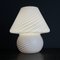 Vintage Italian Swirl Murano Table Lamp, 1970s 11