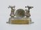 Grifo de bañera de bronce plateado, años 30, Imagen 7