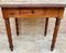 Early 20th Century French Oak Worktable with One Drawer, 1920s 4