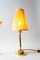 Art Deco Table Lamp with Fabric Shades, Vienna, 1920s, Set of 2, Image 12