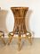Set of Sgabelli Bar Stools in Bamboo, 1970s 5
