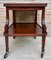 Early 20th Century Cherry Wood Serving Bar Cart with Removable Tray, 1940s 8