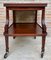 Early 20th Century Cherry Wood Serving Bar Cart with Removable Tray, 1940s, Image 8