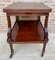 Early 20th Century Cherry Wood Serving Bar Cart with Removable Tray, 1940s 9