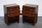 Georgian Style Hardwood Nightstands with Drawers, Set of 2 3